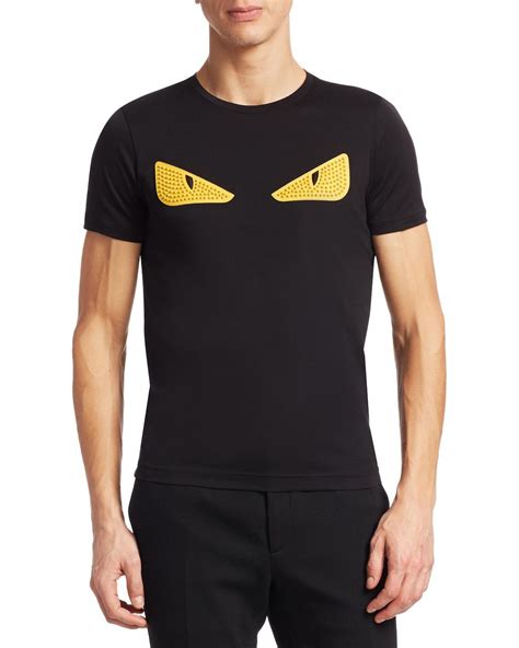 mens fendi bug eye t shirt|fendi cat eye shirt.